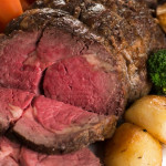 Roast Rib eye of British Beef with all the Trimmings